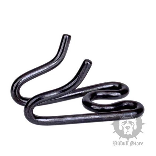 Extra Link for Pinch Collar, Black Stainless Steel 3.2 mm