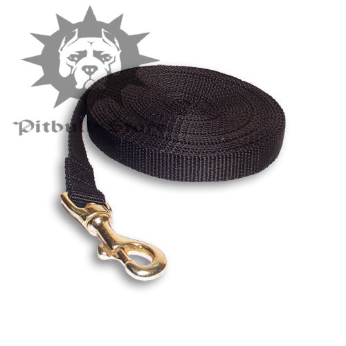 Extra Long Nylon Pit Bull Lead for Training and Tracking